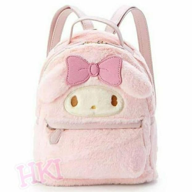 Ransel Tas Punggung Bulu Hello Kitty My Melody Cinnamoroll - My Melody