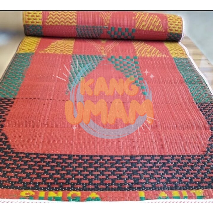 tikar lantai lipat murah tikar plastik singa laut tikar lantai ukuran 2meter X 4meter