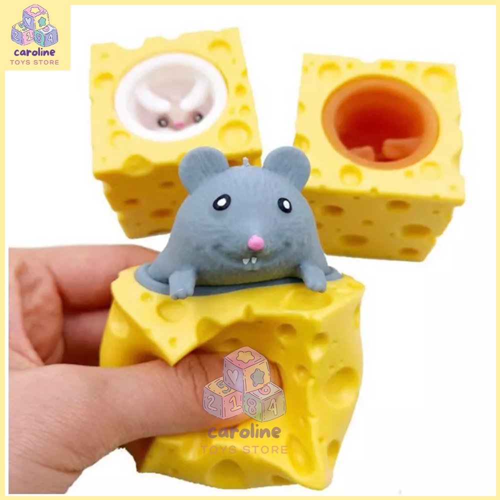 Mainan Squisi Tikus Squishy Mouse Pop It
