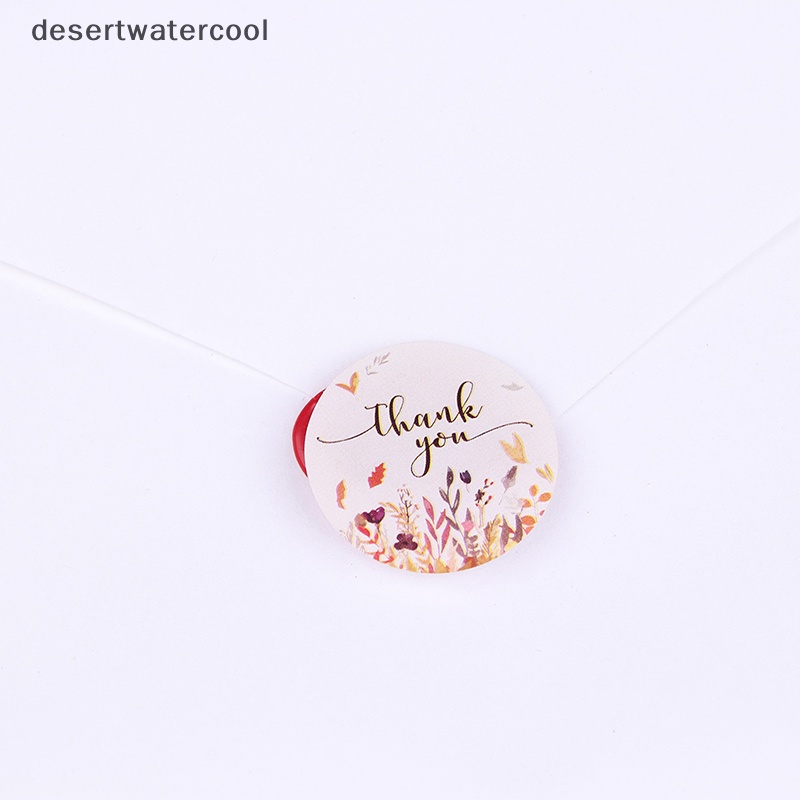 Deid 500pcs /roll Stiker Thank You Untuk seal label Sealing er Dekorasi Sticker Martijn