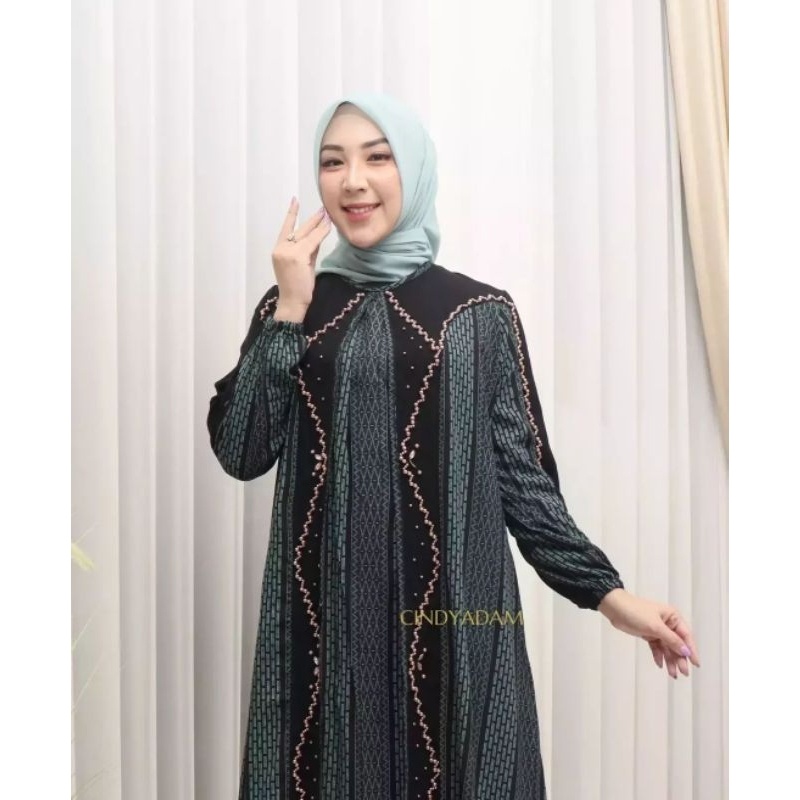 Gamis Abaya Jetblack Tricotin Original Butik