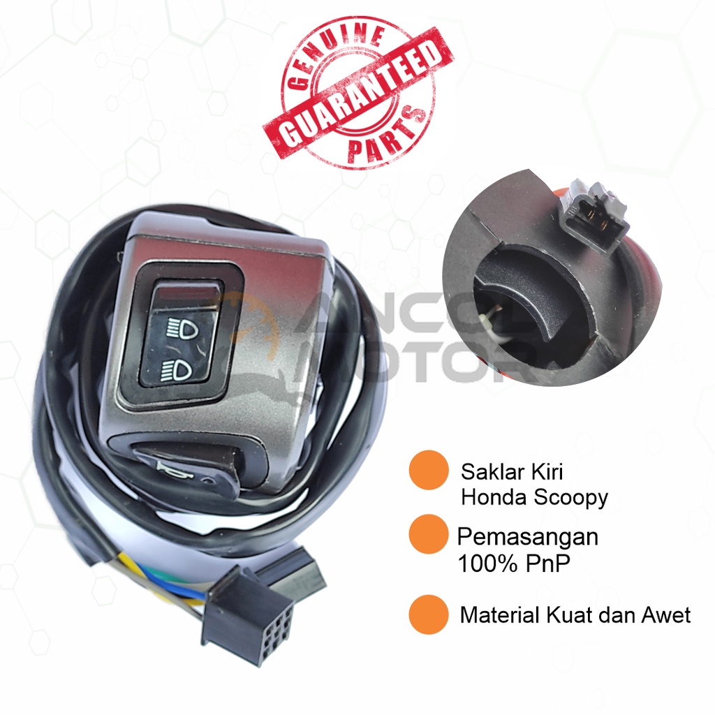 Saklar Kiri Scoopy Karbu Switch Tombol Lampu