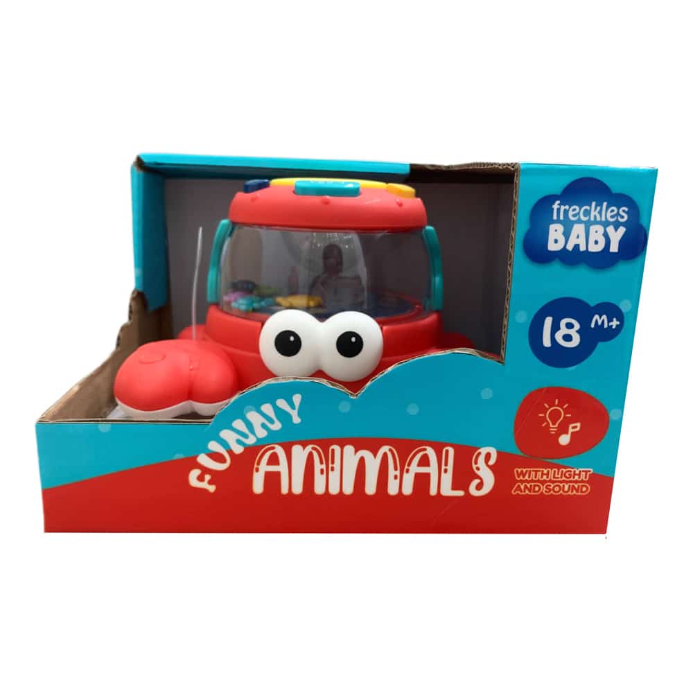 Freckles Baby - Drum Crab Light and Sound Toy