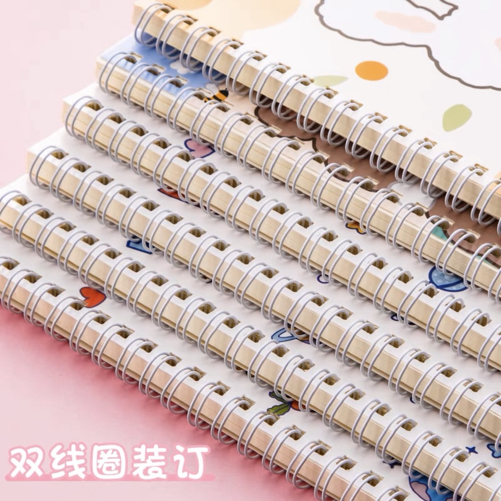 

60 Lembar A5 Notebook Spiral Motif Gambar Kartun Lucu / Buku Catatan Kecil Diary Book / Buku Tulis Anak Kecil 3