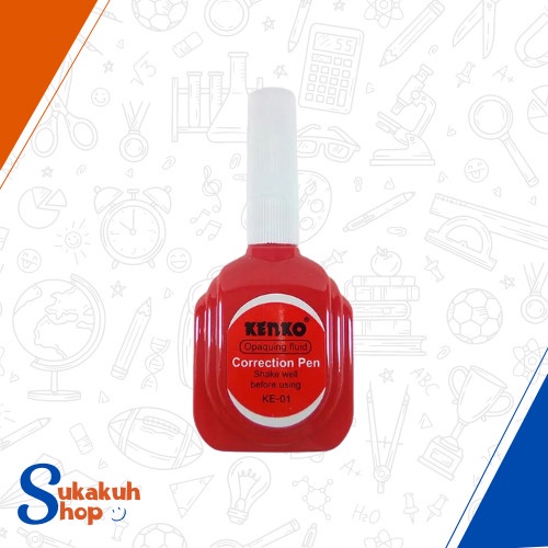 

Kenko Correction Fluid KE-01 / Tip-Ex Kertas Cair Murah Berkualitas