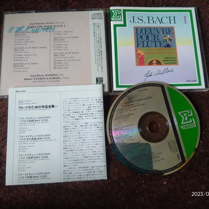 CD J.S BACH JAPAN PRESS