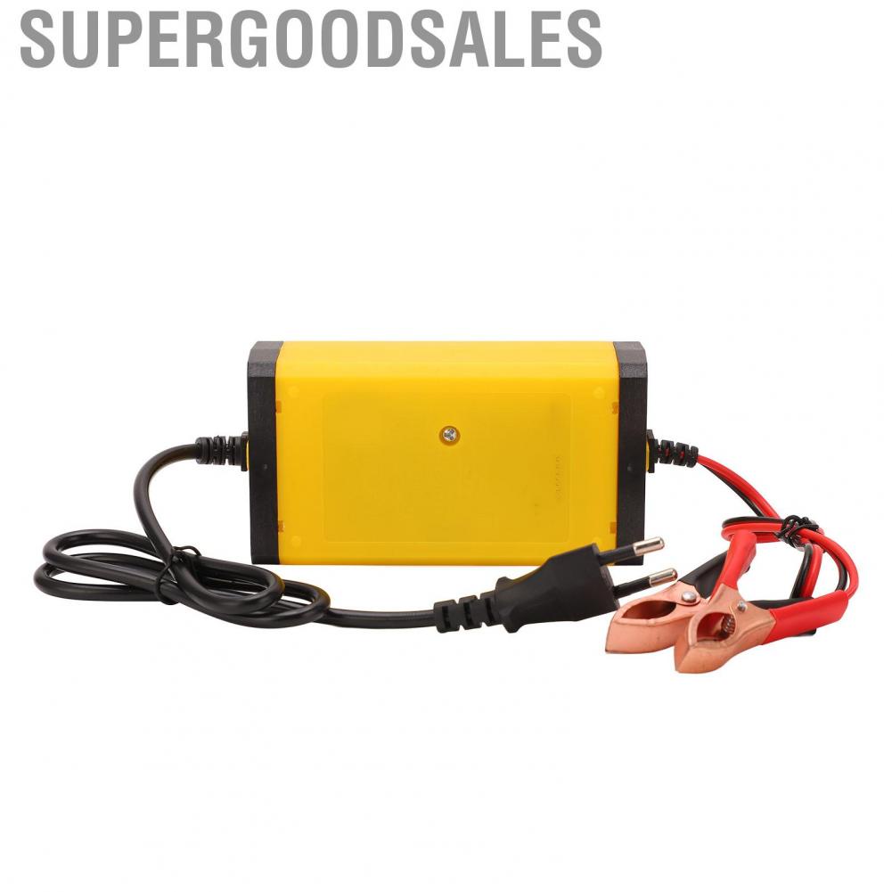 Supergoodsales DC 12V Smart   With LCD Display Multifunctional Automobile Maintainer EU Plug