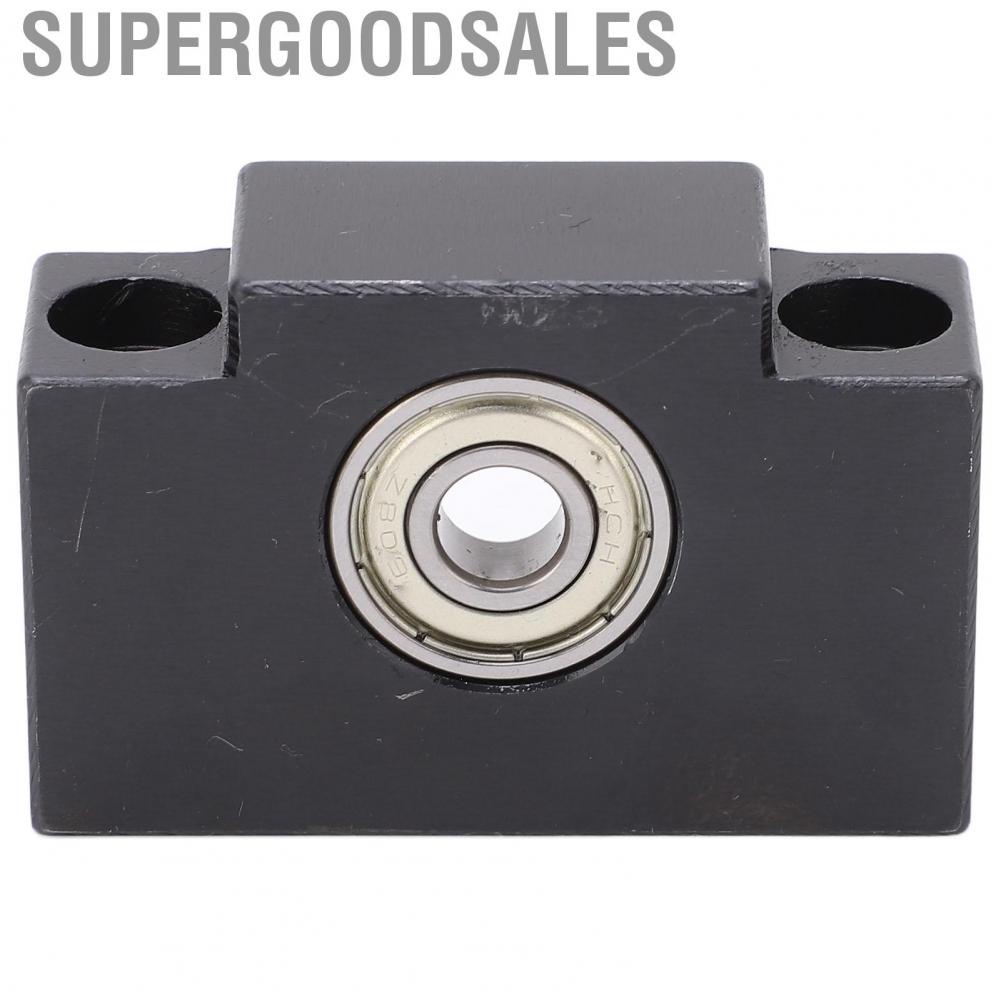 Supergoodsales Ball Screw End Support  Carbon Steel Stable Working Ballscrew Bearing Block Durable for Replacement