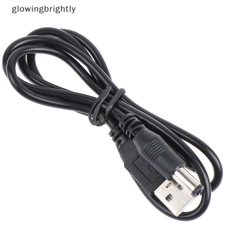 [glowingbrightly] Kabel Power Charger USB Ke DC 5.5* 2.5mm Colokan jack USB Power Cable TFX