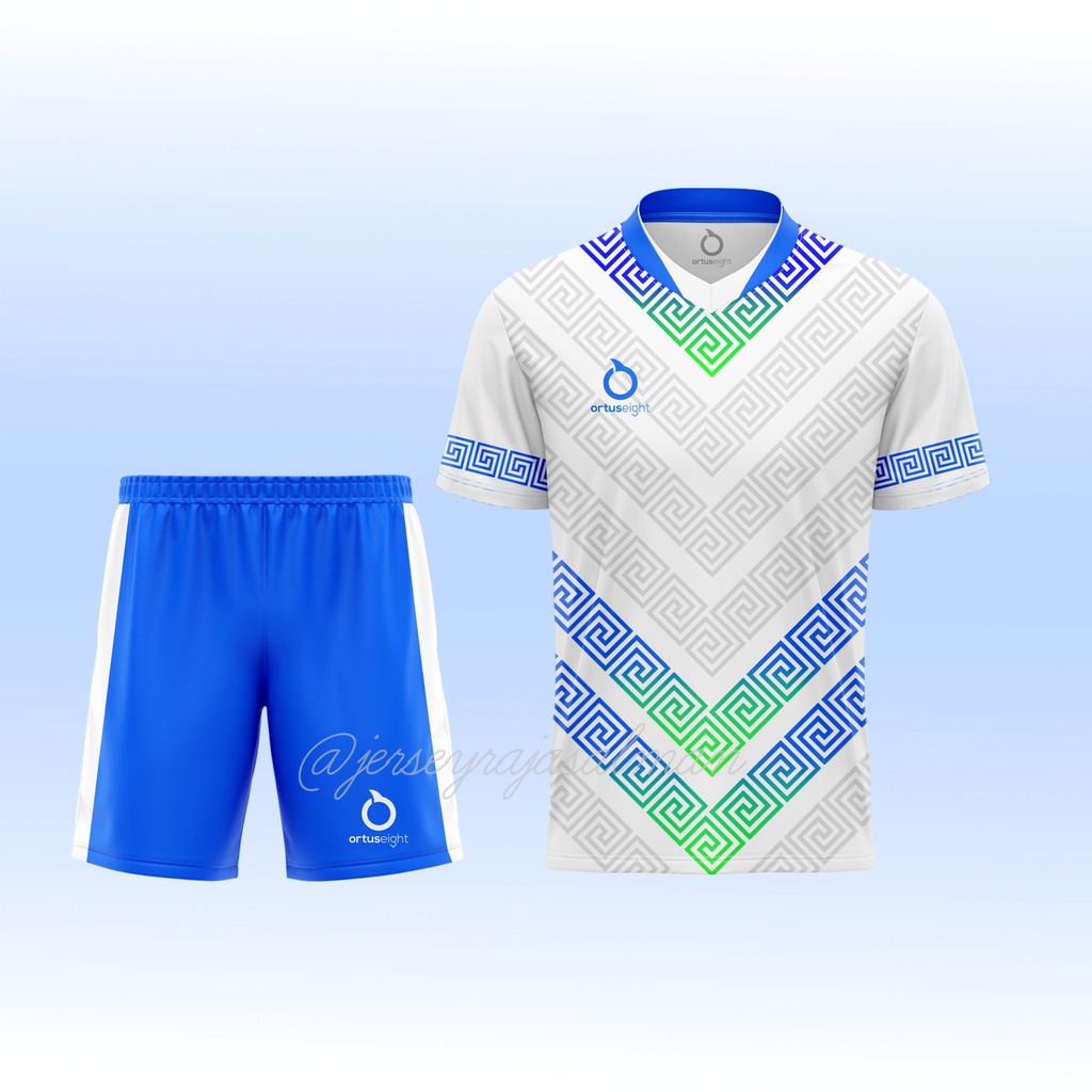 BAJU BOLA TIM FUTSAL KEREN COWOK CEWEK DEWASA 1 SET MOTIF TERBAIK ORTUS BISA COD