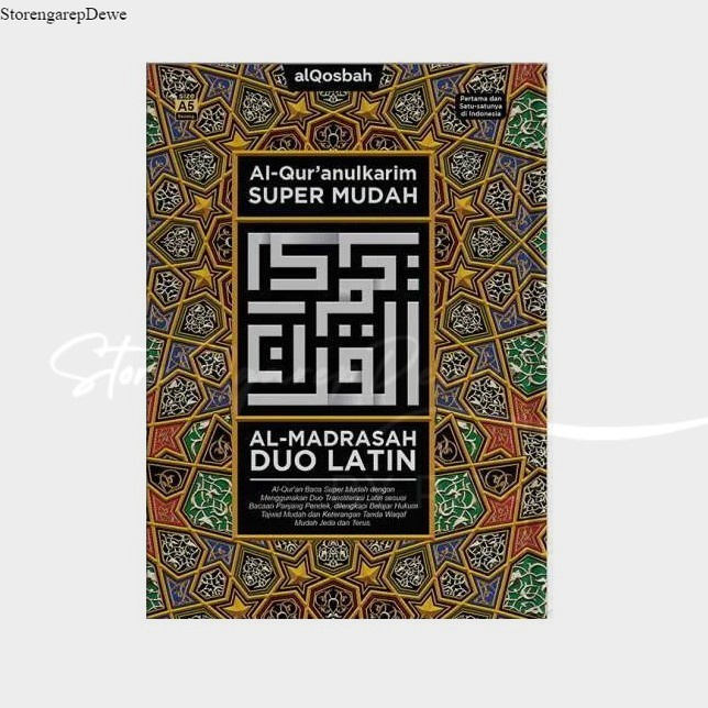 Al-Qur'an Qosbah Duo Latin A5 REAL SEPERTI GAMBAR al quran al qosbah duo latin 100 ori seperti gamba