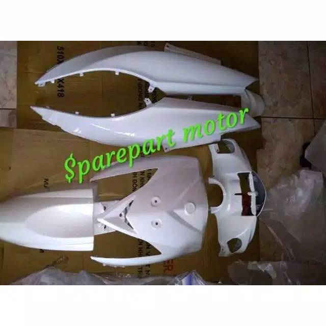 Full body halus Yamaha mio GT warna putih polos