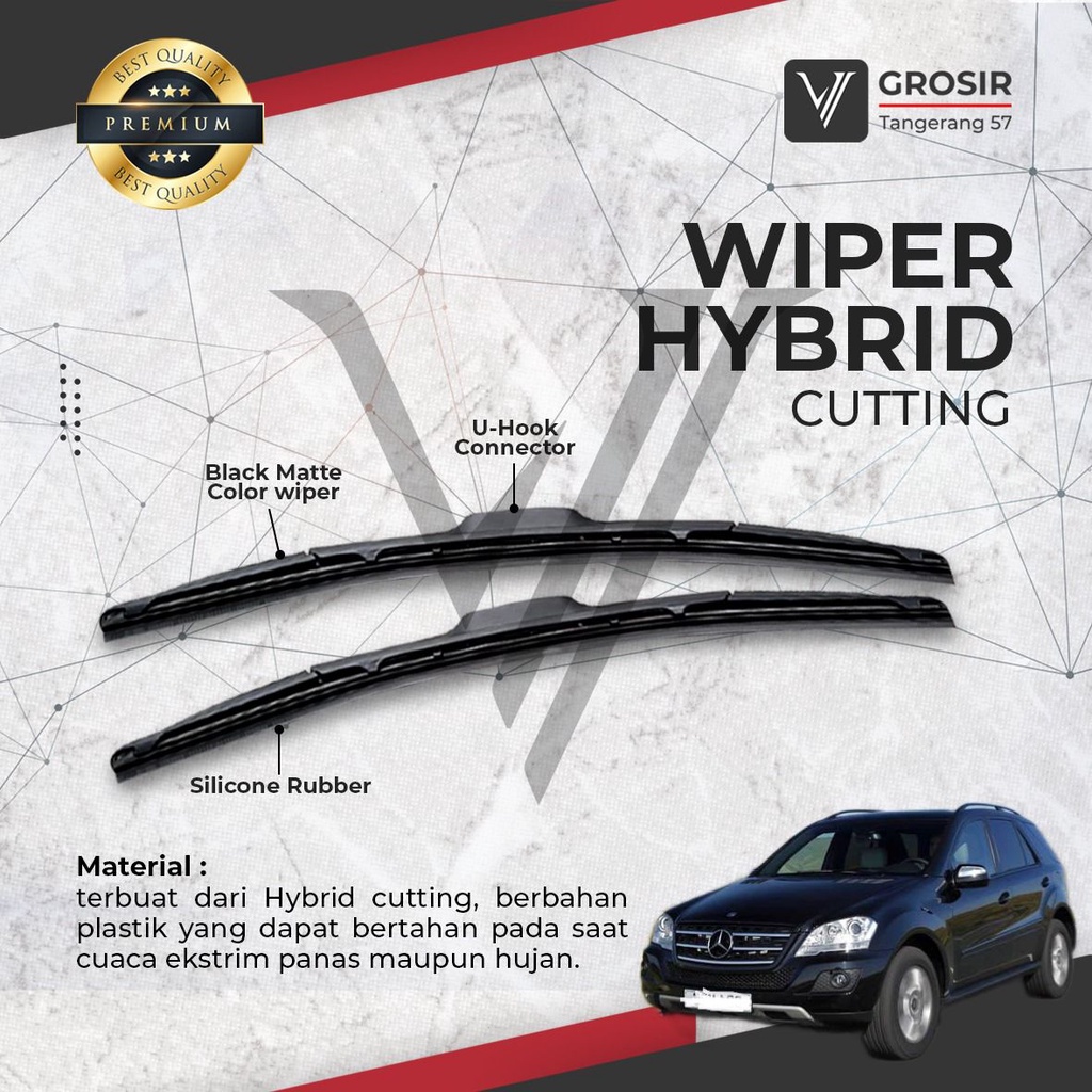 WIPER MERCY ML 320 W163 HYBRID 2 PCS