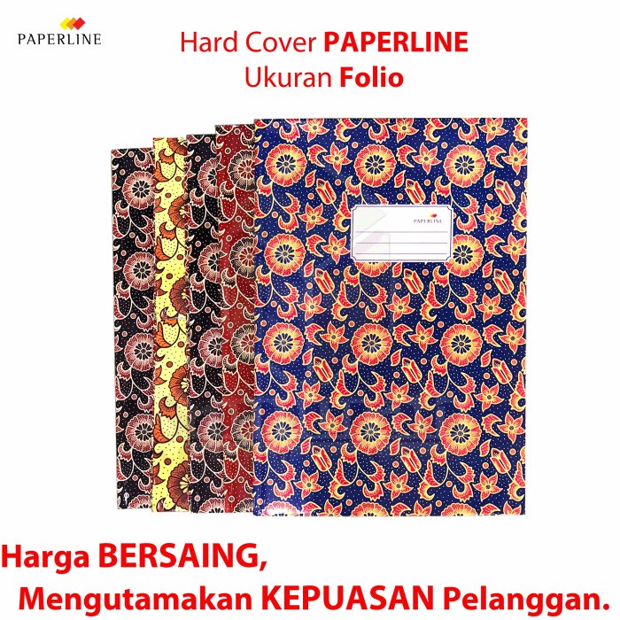 

Buku Hard Cover Paperline Folio isi 200 lembar / Buku F4 PPL Akutansi