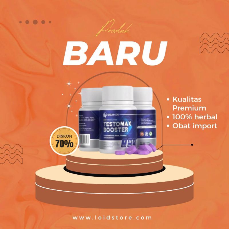 TESTOMAX BOOSTER SUPLEMEN PRIA DEWASA TESTOMAX BOOSTER ASLI ORIGINAL OBAT HERBAL KUAT LAMA AMPUH IMP
