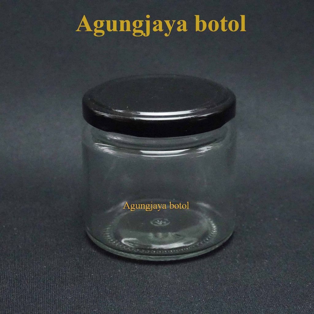Jar Kaca 150 Ml Apel Clear / Jar Puding / Toples Kaca / Jar Madu / Jar Selai / Jar Coklat / Jar Lili