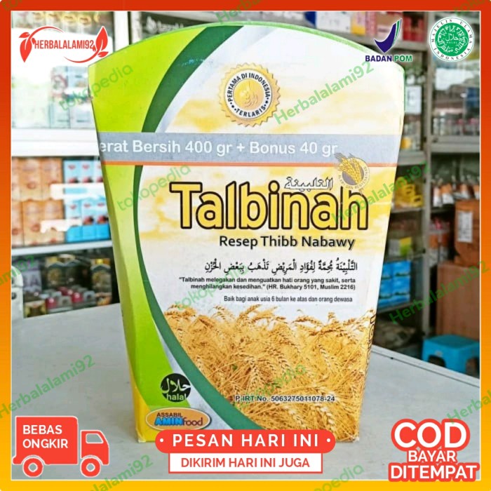 

Tabinah Tepung Gandum 400gr + Bonus 40gr 100 Bubur Gandum