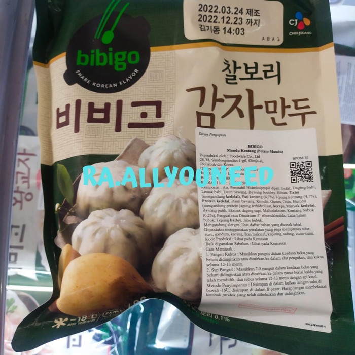 

Potato Mandu Mandu Kentang BIBIGO 400 gram