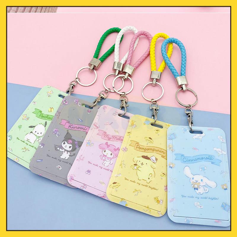 

⭐ MKBK ⭐ CINNAMOROLL KUROMI MELODY SANRIO ID Card Holder Cartoon Card Lanyard ID Card Lakban Name Tag ID Card Holder Lanyard Podzz Tali Lanyard Card Holder