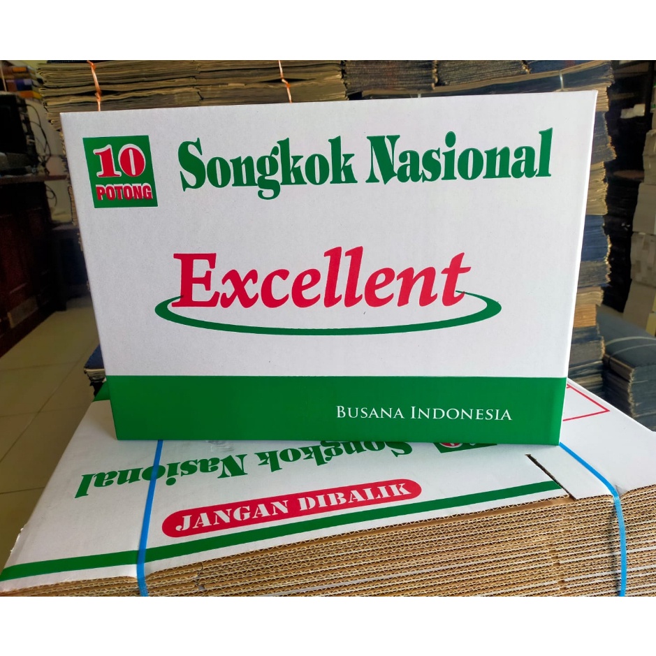 

BOX KARDUS KEMASAN SONGKOK EXCELLENT KECIL 1LEMBAR