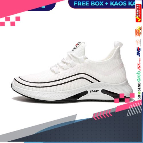 UKURAN SIZE 37 38 39 40 41 42 43 44 45 /Sepatu Sneakers Import Trend Fashion Casual Korea Kets Runni