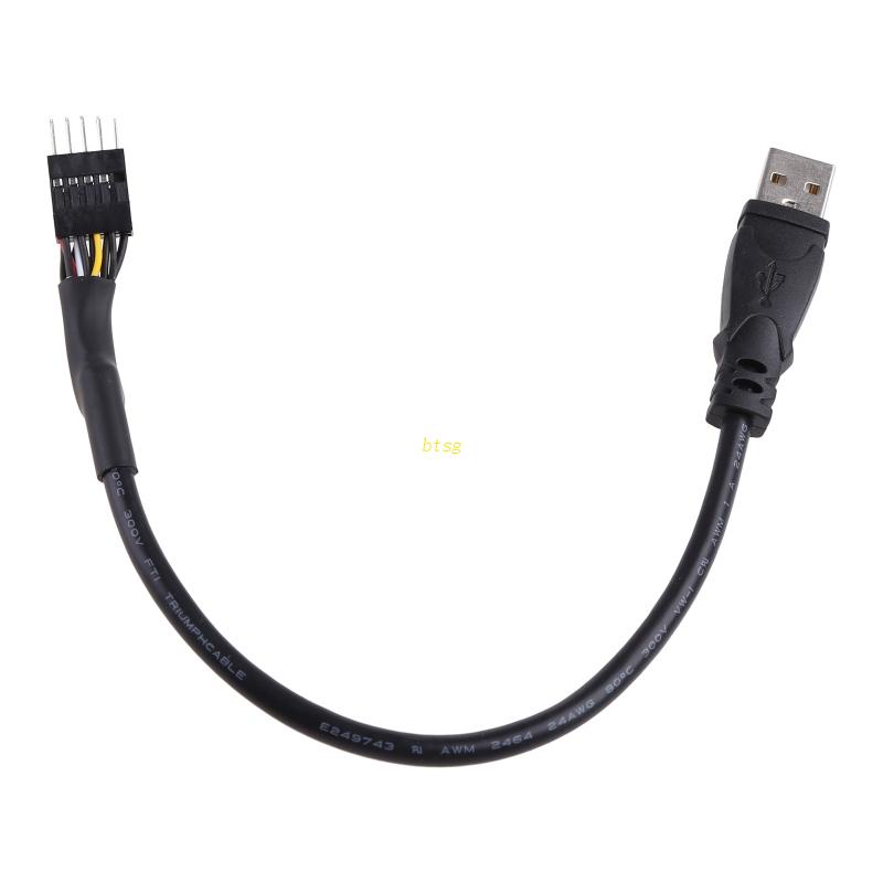 Adaptor Kabel Motherboard btsg 9pin Male to USB A Male Konverter Housing Male/Male