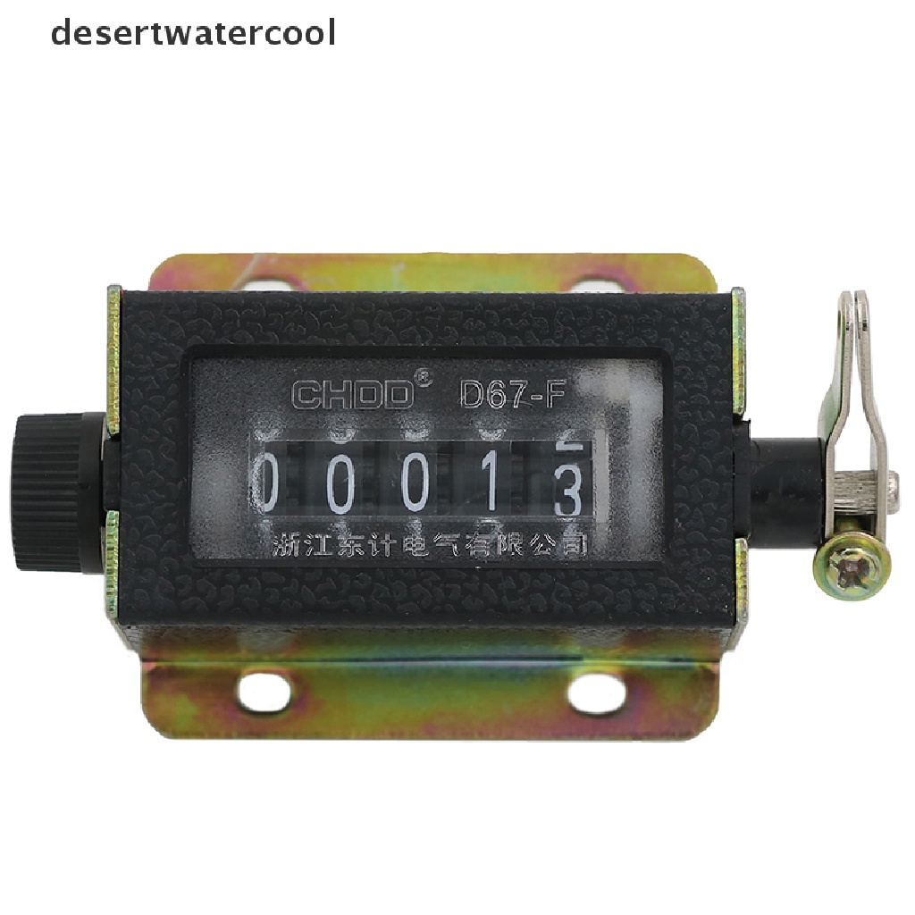 Deid Counter0~99999 D67-F Mekanik New 5digi Tally Manual Tangan Klik Martijn