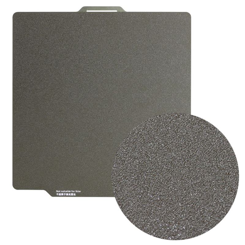 Zzz Untuk Bambu Lab x1 P1P Build Plate PEI 276x258mm Ditingkatkan Dua Sisi Bertekstur PEI Spring Sheet 3D Printer Part