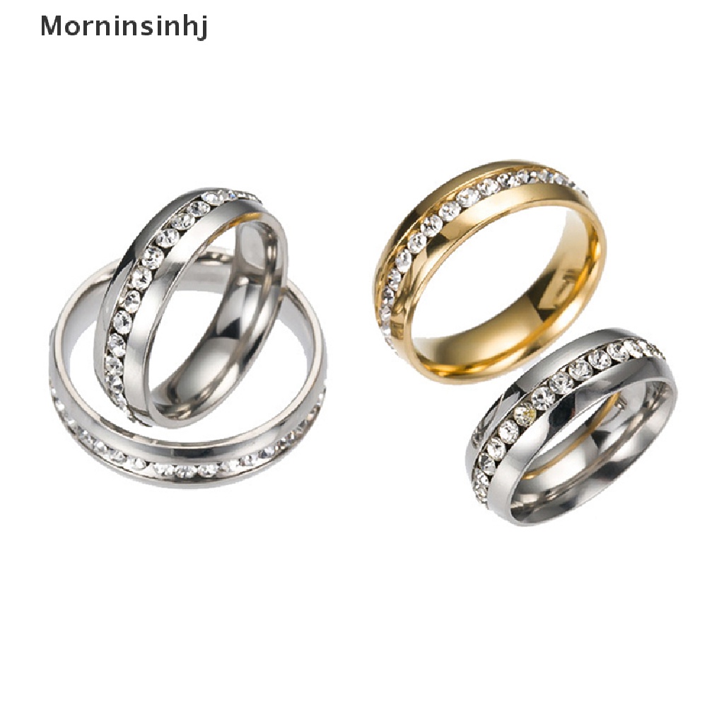 Mornin Cincin Berlian Imitasi Kualitas Tinggi Anti Karat Untuk Pria Dan Wanita Fashion Couple Ring id