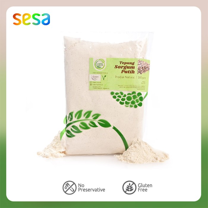 

[Bumbu Dapur]- Lingkar Organik Tepung Sorgum Putih 500 g
