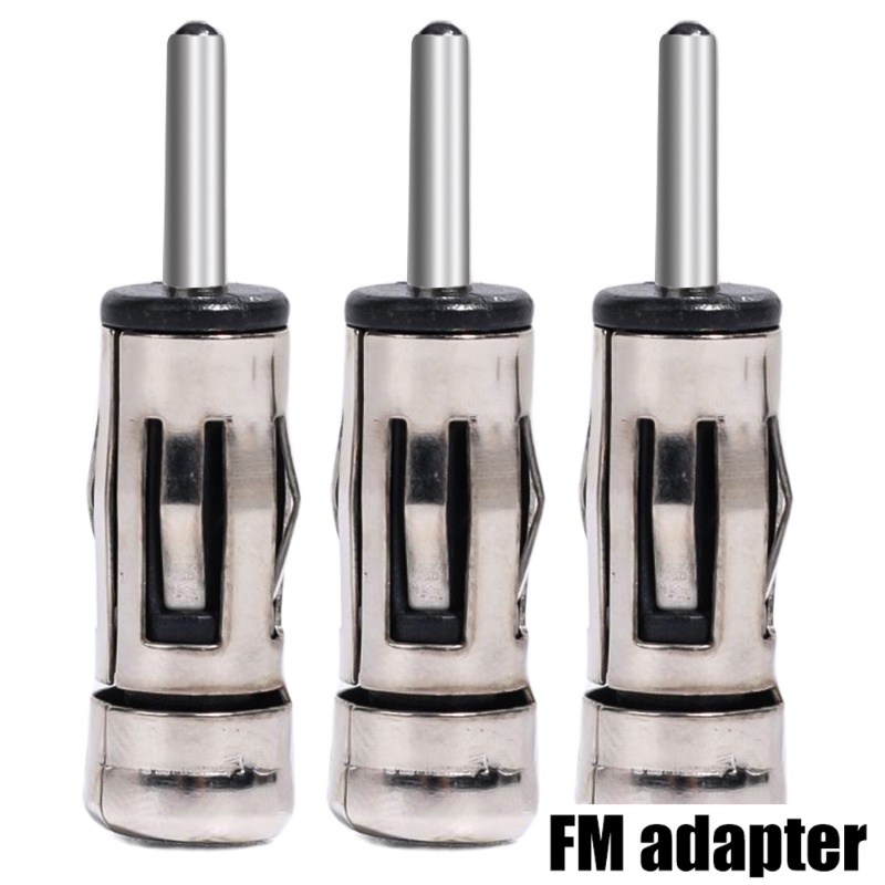 Adaptor FM Antena Mobil Universal 3.2mm-2.3mm Female Adapter Radio Stereo Antena Udara Adaptor Soket Konversi Tiang Aksesoris Otomatis