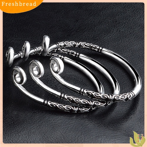 &lt; Freshbread &gt; Fashion Wanita Monkey King Mantra Ajaib Pembukaan Cuff Bangle Gelang Perhiasan