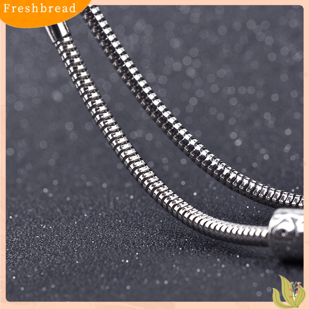 &lt; Freshbread &gt; 2pcs/Set Gelang Putri Ibu Bentuk Hati Bahan Alloy Tahan Lama Set Gelang Stainless Untuk Hadiah