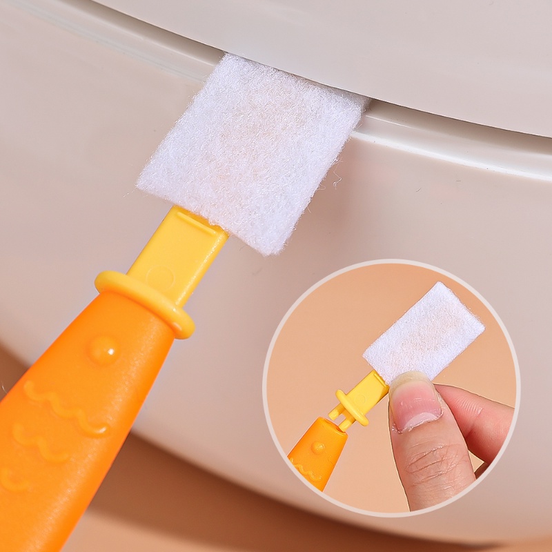 Multi Purpose Bottle Gap Cleaning Brush/Sikat Bulu Gap Removable Sekali Pakai/Tanpa Sudut Mati Alat Pembersih Rumah Tangga