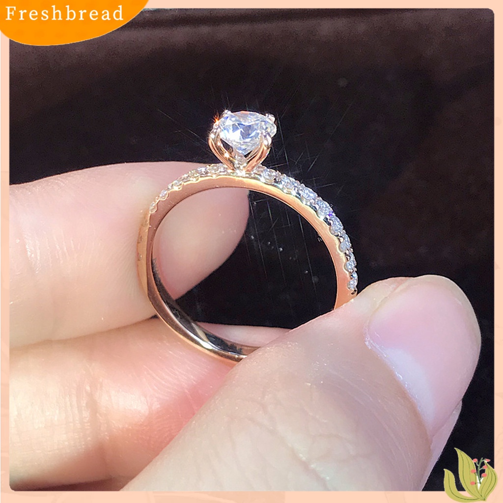 &lt; Freshbread &gt; Lady Finger Ring Indah Mengkilap Berlian Imitasi Klasik Pernikahan Knuckle Ring Untuk Pengantin Wanita