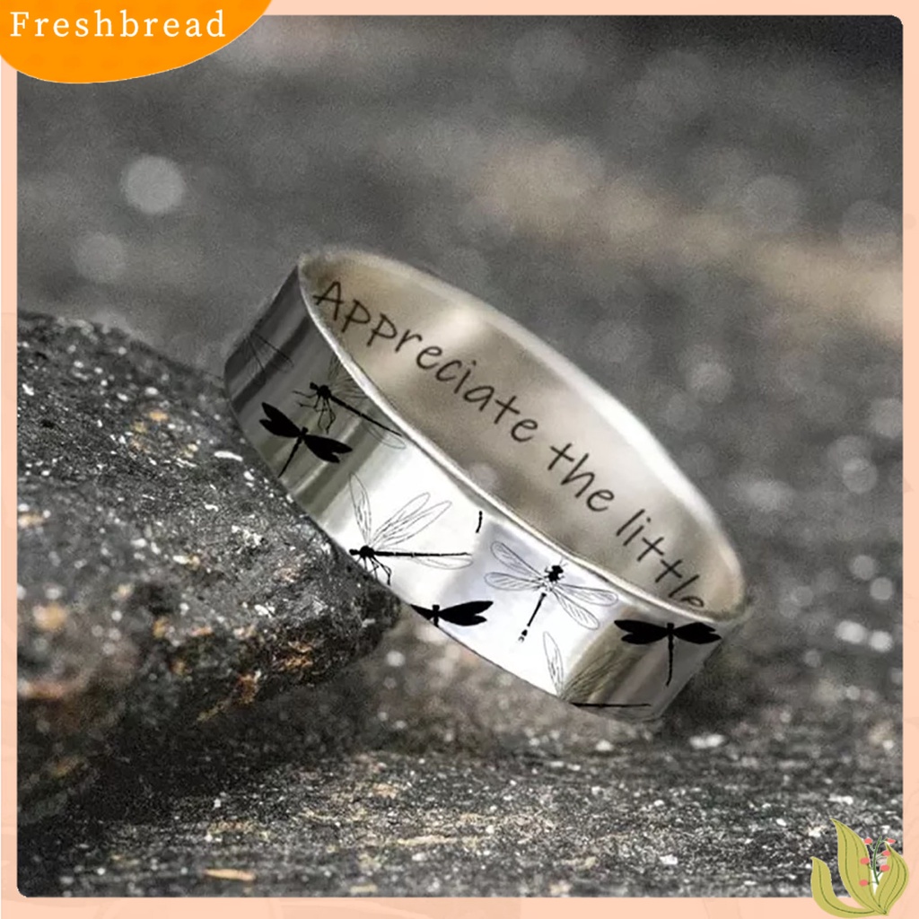 &lt; Freshbread &gt; Lady Finger Ring Cincin Buku Jari Motif Capung Vintage Simple Indah Untuk Hadiah