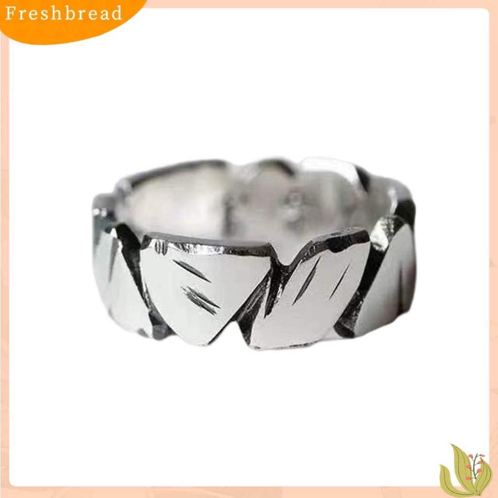 < Freshbread > Pria Cincin Kilau Terang Terbuka Berakhir Kepribadian Semua Pertandingan Hadiah Perhiasan Geometris Kasar Splicing Bentuk Tidak Teratur Laki-Laki Pesta Jari Cincin Untuk Perjamuan