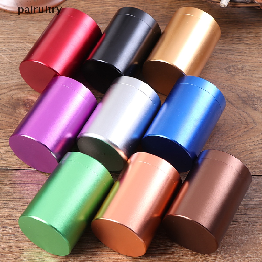 Prt Mini Metal Box Storage Aluminium Teh Kaleng Travel Portable Toples Gula Kopi Caddy PRT