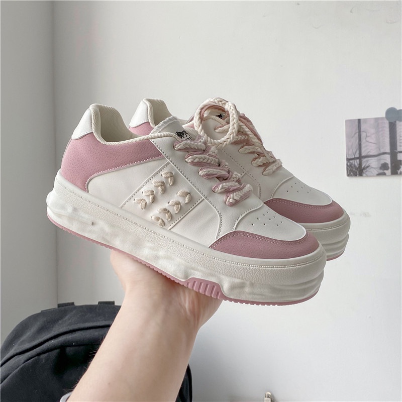 LM-0266 FREE BOX Sepatu Sport Sneakers Wanita Korean Shoes Casual Style Terbaru