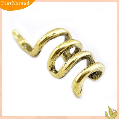 &lt; Freshbread &gt; Wanita Lady Fashion Unik Mini Ular Bentuk Telinga Manset Klip Punk Anting Perhiasan