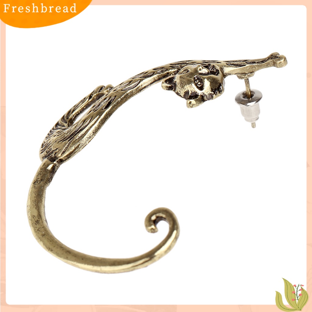 &lt; Freshbread &gt; Vintage Enchanting Kitten Ear Hook Earrings Aksesoris Perhiasan Ekor Kucing Stereo