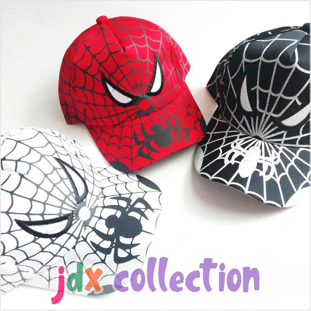 TOPI ANAK LAKI-LAKI MODEL SPIDERMAN KARTUN SUPER HERO  TERKEREN