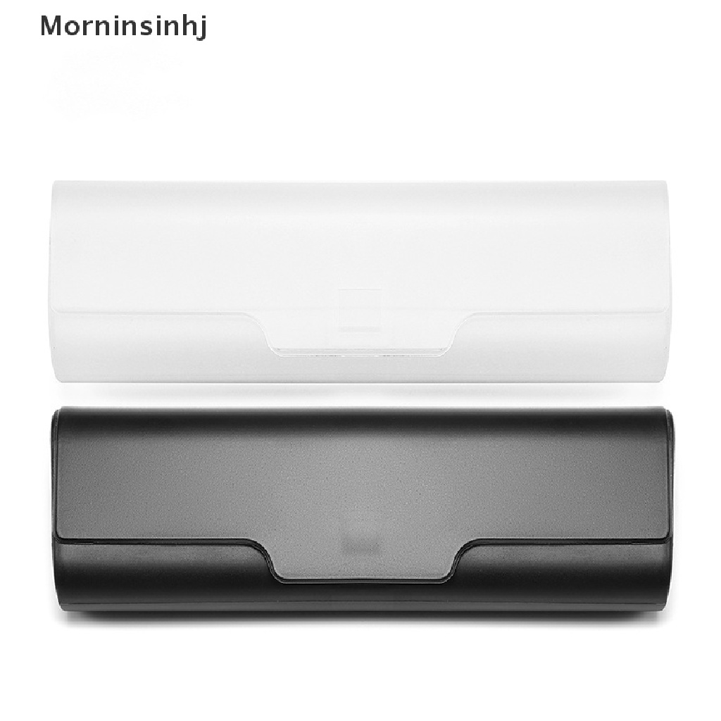 Mornin Frosted Plastic Transparant Glasses Case Simple Ringan Sunglasse Case Kotak Penyimpanan Light Hard Plastic Box id