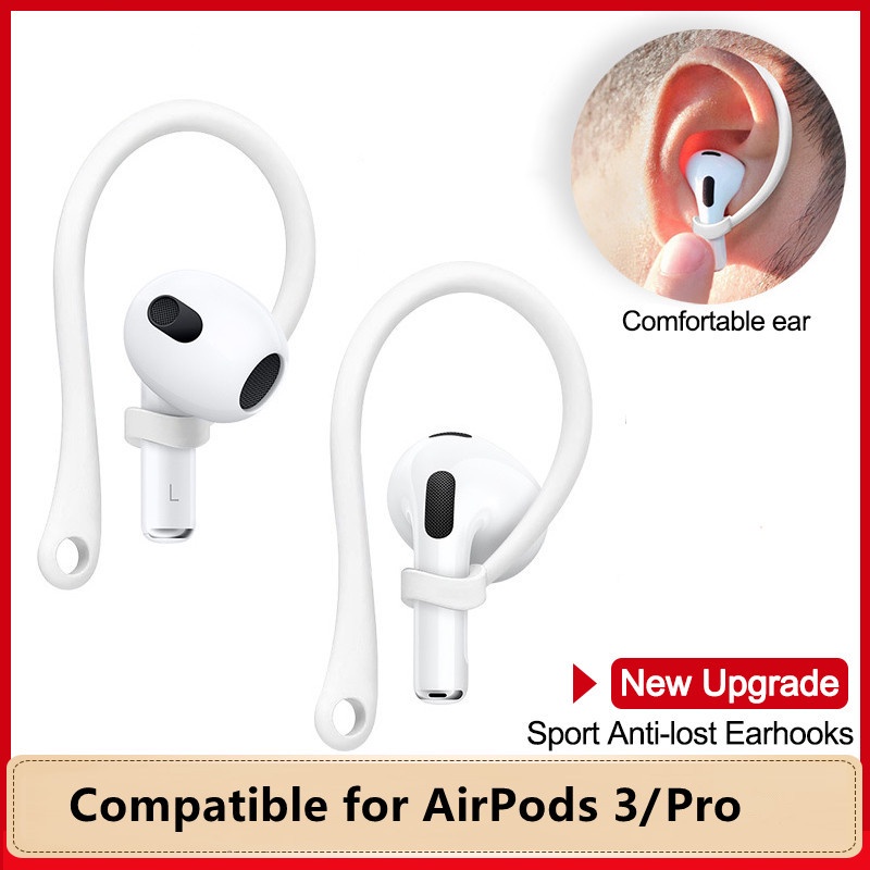 Baru Ditingkatkan Multi-Warna Olahraga Silikon Telinga Kait Sederhana Warna Solid Anti-drop Headset Bluetooth Perangkat Anti-Hilang Kompatibel Untuk Airpods3/pro