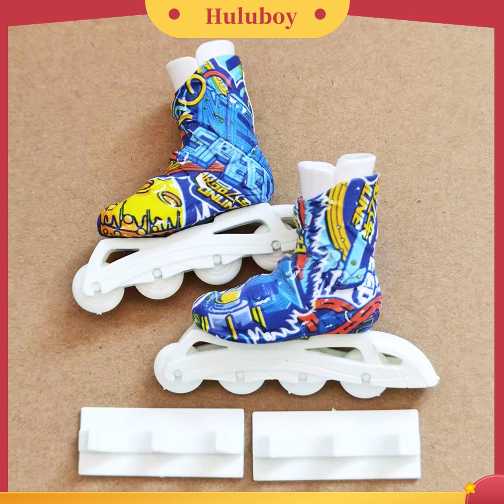 {In Stock} Mainan Sepatu Skat Kemampuan Tangan Realistis Mainan Jari Lucu Miniatur Sepatu Skat Untuk Anak-Anak