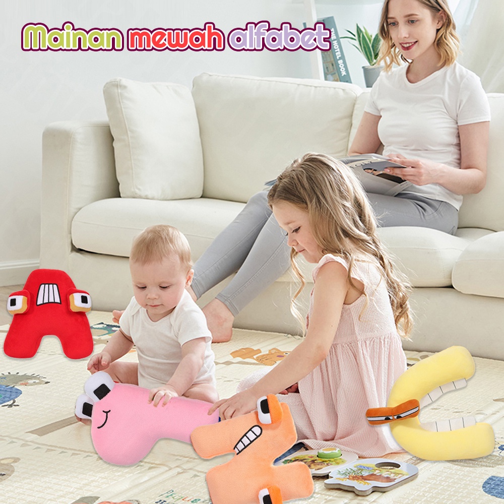 Halo Baby Mainan Bantal Boneka Stuffed Plush Hewan Huruf Lore 25cm Untuk Hadiah Anak