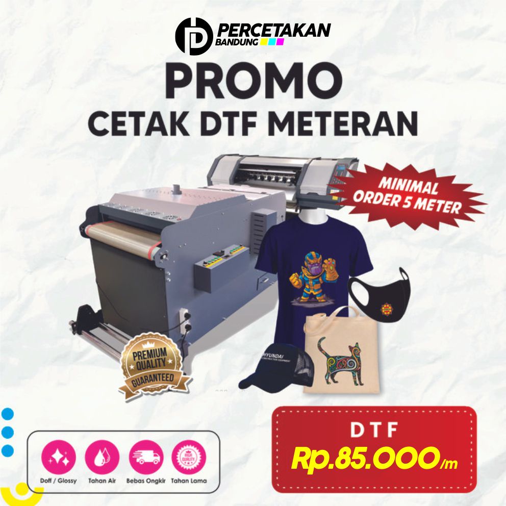 

PROMO Cetak DTF meteran / sablon digital