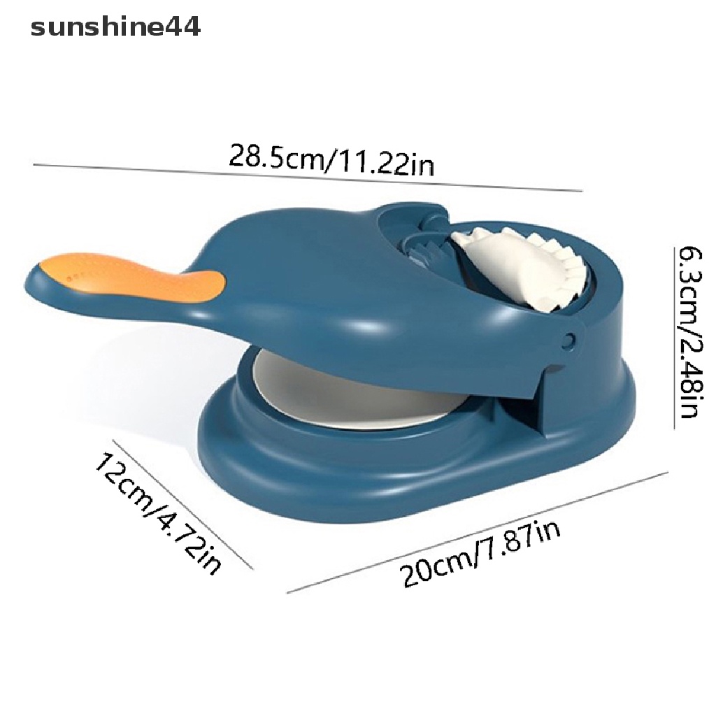 Sunshine Set Alat Penekan Adonan 2in1 Dengan Rolling Dumpling Maker Manual Press Tools ID