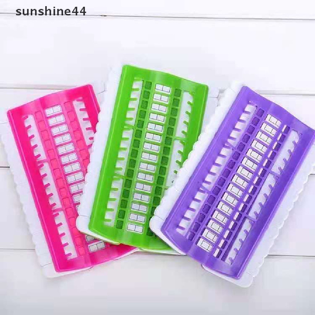 Sunshine 3warna 30posisi Cross Stitch Baris Garis Set Alat Jahit s Holder Bordir Benang Thread Organizer DIY Alat Jahit ID