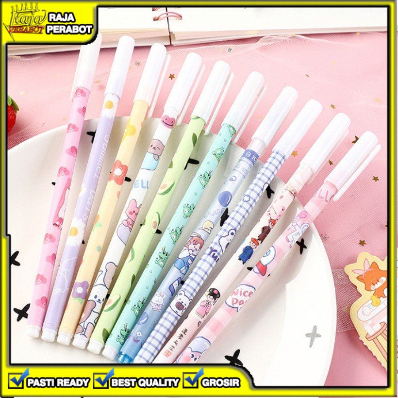 

[RPB] PULPEN PENA BALLPOINT KARAKTER GEL 0.5MM ALAT TULIS SEKOLAH KANTOR PEN TINTA